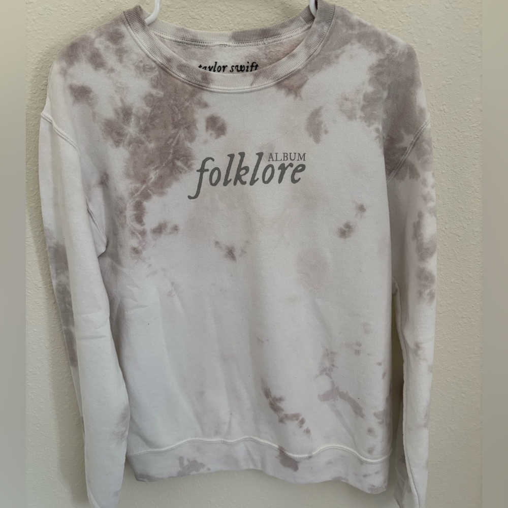 Taylor Swift folklore album Sweatshirt - small